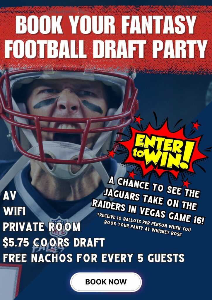 Bok your Fantasy Draft at Whiskey Rose